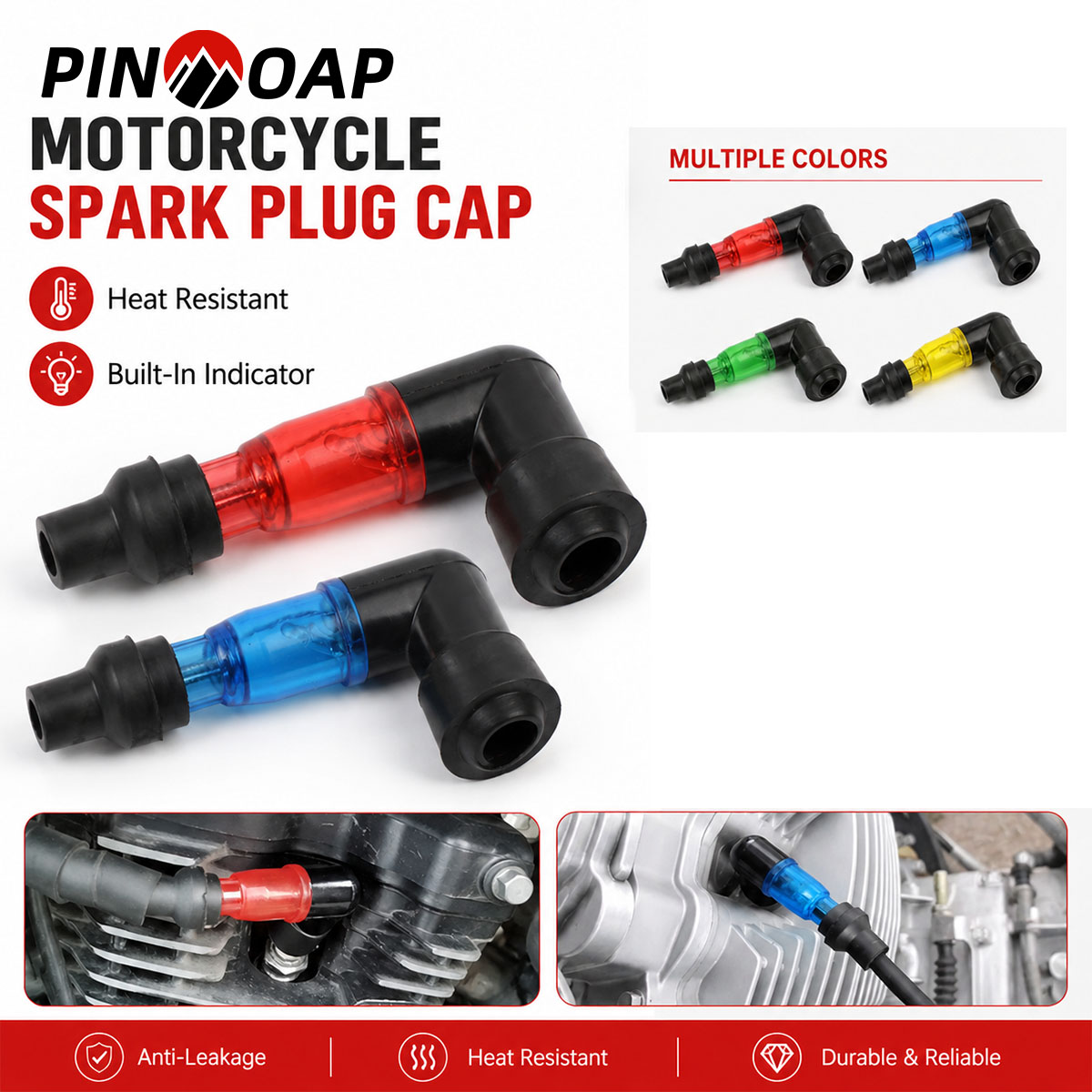 PINMOAP 1/2PCS Performance Mot - Motorcycle Spark Plug ulasan dan harga