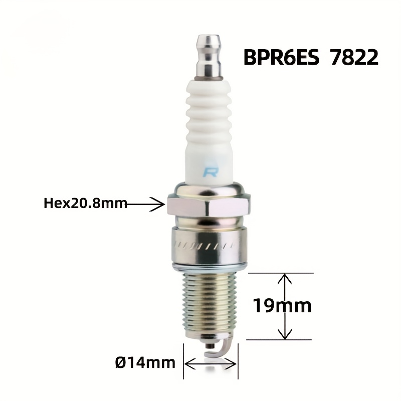 NGK BPR6ES 7822 Nickel Alloy S - Motorcycle Spark Plug ulasan dan harga